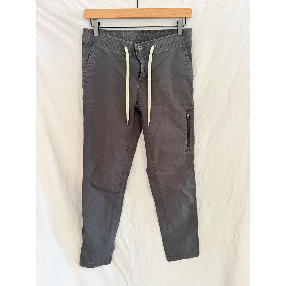 Vuori Ripstop Pant Womens Charcoal Grey Slim Tapered Cargo Jogger Size S